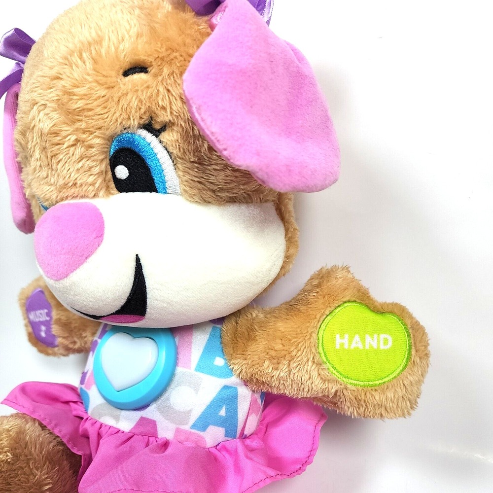 Fisher Price Laugh & Learn Smart Stages Sis Puppy Dog Toddler Baby Plush Toy - Picture 4 of 8